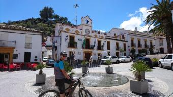 Montejaque village on day 5 of bike tour in andalucia Spain