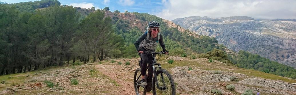 riding electric mountain bikes in Spain