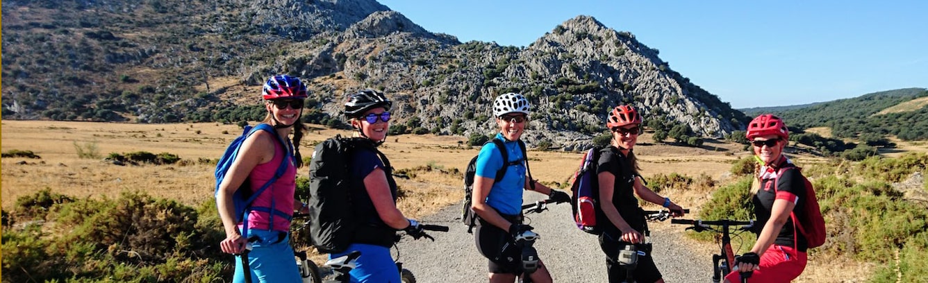 Mountain Biking Womens group in Southern Spain