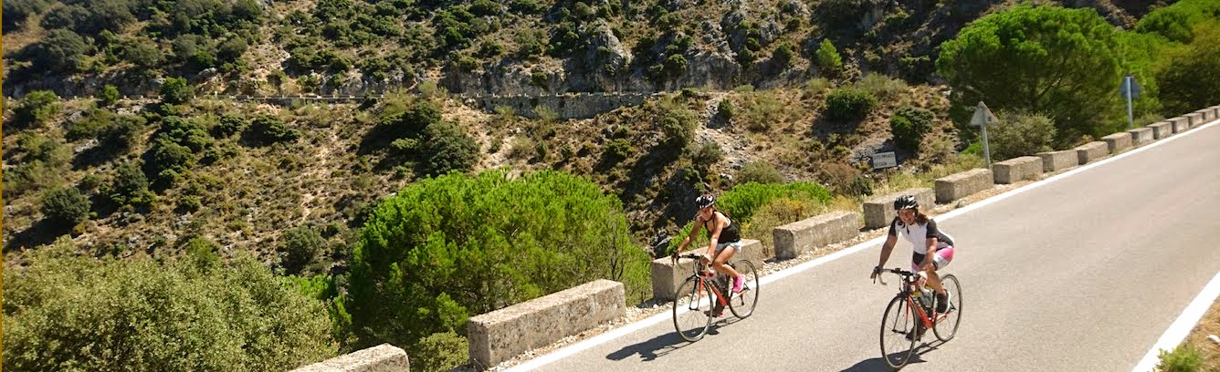 Road cycling in Andalucia Spain
