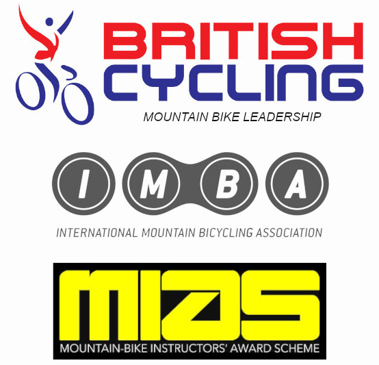 Logos for Mountain bike leadership qualifications