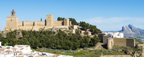 Antequera castle above the town
