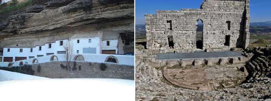 bike ride to acinipo and setenil in andalucia spain