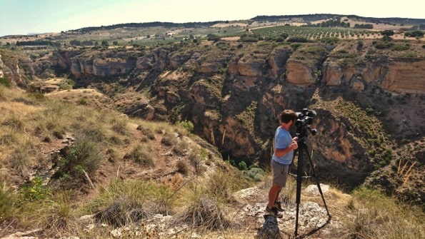 filming on ronda to granada cycling tour with a new life in the sun