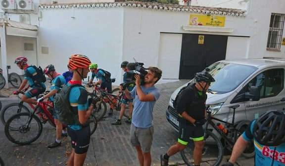 MTB ride from Ronda being filmed for a new life in the sun