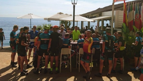 MTB group on the Costa del Sol with hike and bike the sierras