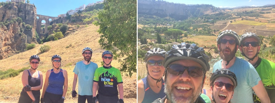 Spain e-biking in Ronda with family