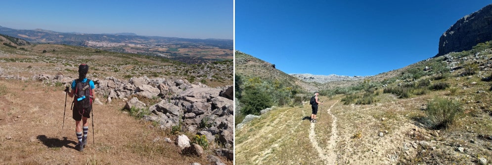 Hiking in the mountains above Ronda in the Genal Valley