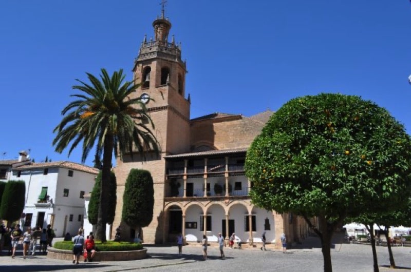 Iglesia de Santa Maria la Mayor in Ronda on our city tour