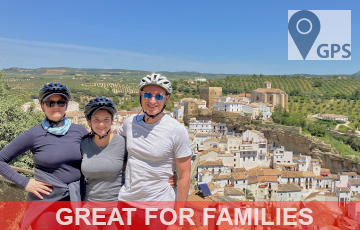 cycling day to from ronda to setenil de las bodegas