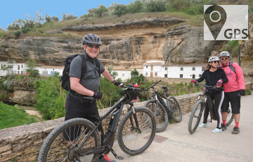 electric bike ride to setenil de las bodegas