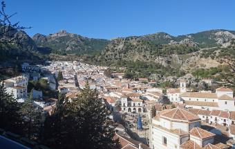 Grazalema natural park on day 5 of road cycling tour in spain