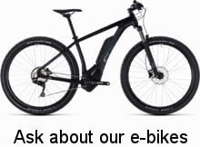 Ask us about our electric bikes