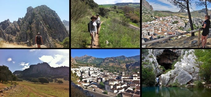 photos collage for mini hiking tour