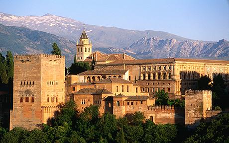 MTB ride to Alhambra in Granada