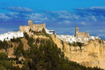 Day 2 riding to arcos de la frontera on a cycling tour in spain