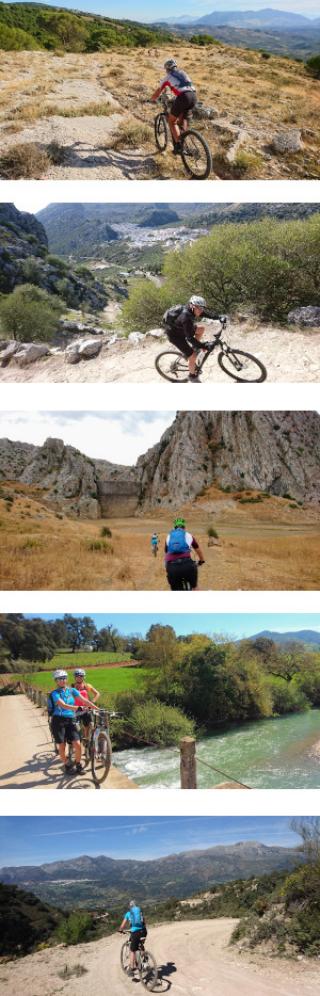 MTB riding in southern spain