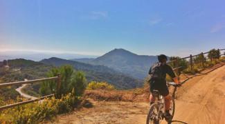 guided mountain biking tour in the mountains of sothern spain
