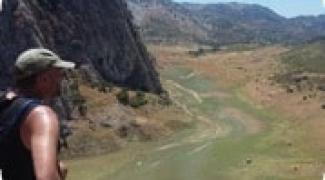 Walking tour in the Grazalema natural park of Andalucia, Spain