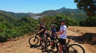 guided rides in benahavis and the costa del sol on electric mountain bikes in andalucia, spain