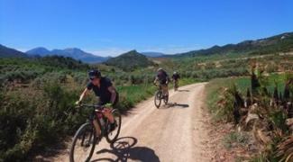 Riding MTB Tour from malaga