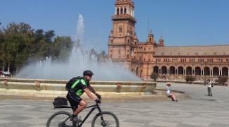 Ronda to Sevilla cycling tour in Andalucia Spain