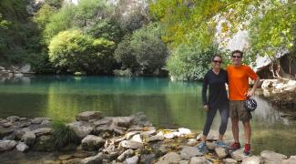 mtb ride from ronda to the cueva del gato in andalucia, spain