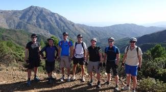 mountain biking in the sierra de las nieves national park from ronda to the coasts del sol