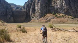 MTB riding in the Andalucian mountains