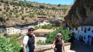 mtb ride in spain to setenil de las bodegas