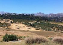 View back to Montejaque and mountain of El Hacho