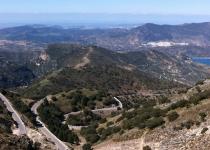 Day 6 - View from Las Palomas pass Bike ride over Las palomas