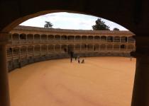 Ronda Bullring Ronda in the winter is a great place to ride mountain bikes XC
