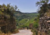 View back across valley to Ronda