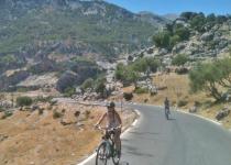 Start of the lakeside ride, leaving Grazalema