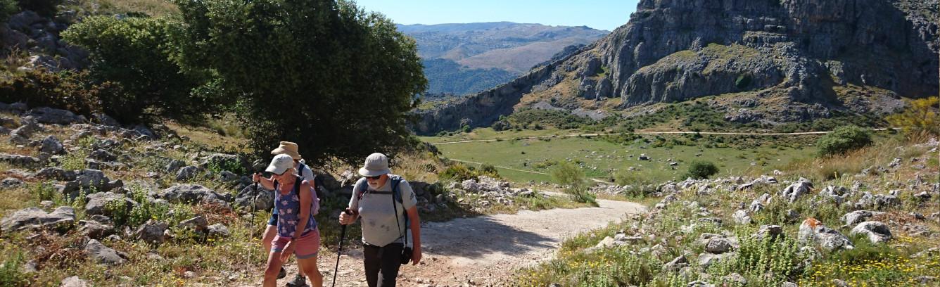 guided hiking in spain in Grazalema Natural Park