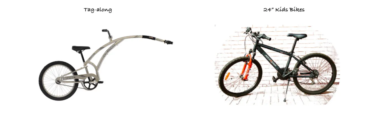 Kids bikes for hire in ronda