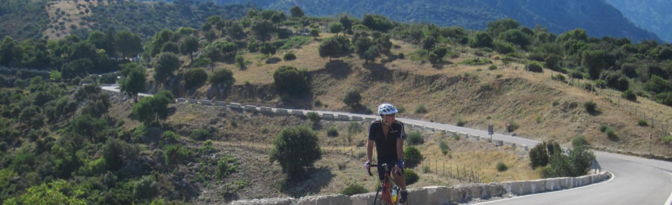 road cycling from ronda in spain