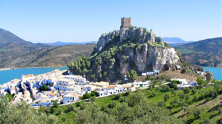 Zahara village in Spain bike tour